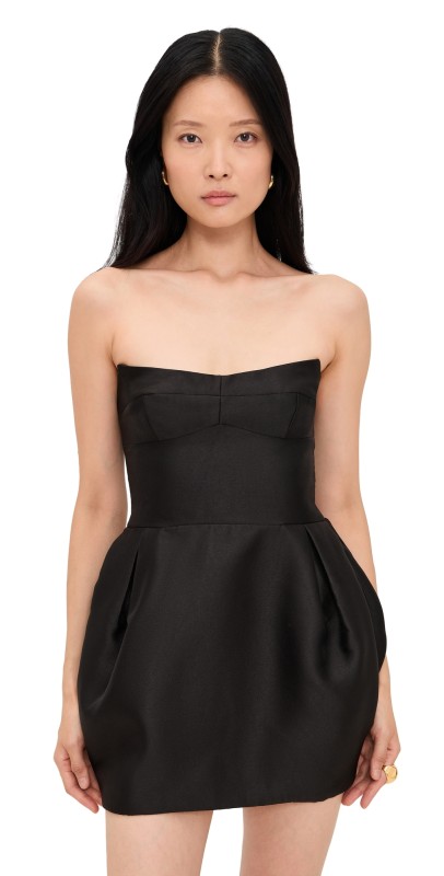Amanda Uprichard Bowery Dress Black
