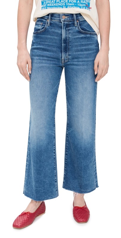 MOTHER The Maven Ankle Fray Jeans Bitchn