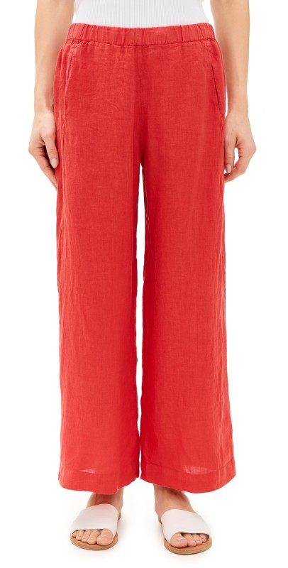 Velvet Lola Linen Pants Chili