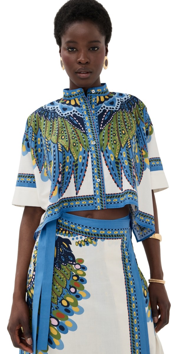 La DoubleJ Mini Foulard Shirt Chakra Placee