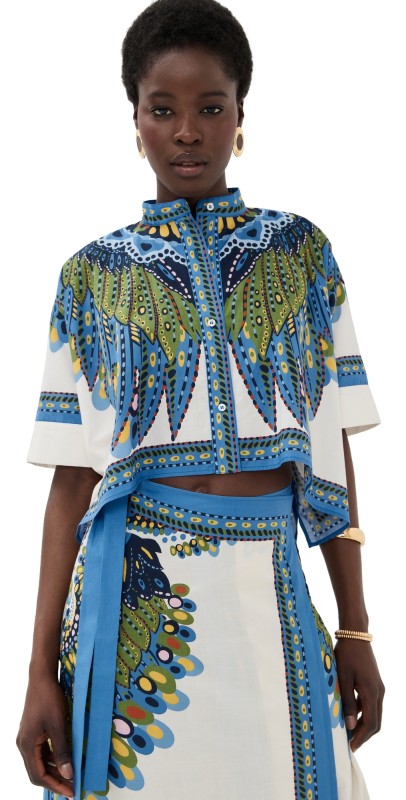 La DoubleJ Mini Foulard Shirt Chakra Placee