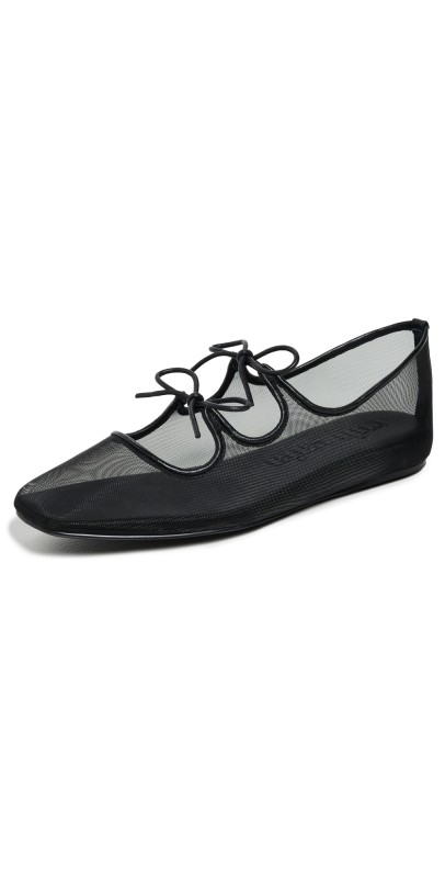 Cult Gaia Corinne Flats Black