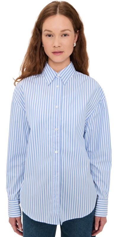 Sold Out NYC The Everything Shirt French Blue Stripe