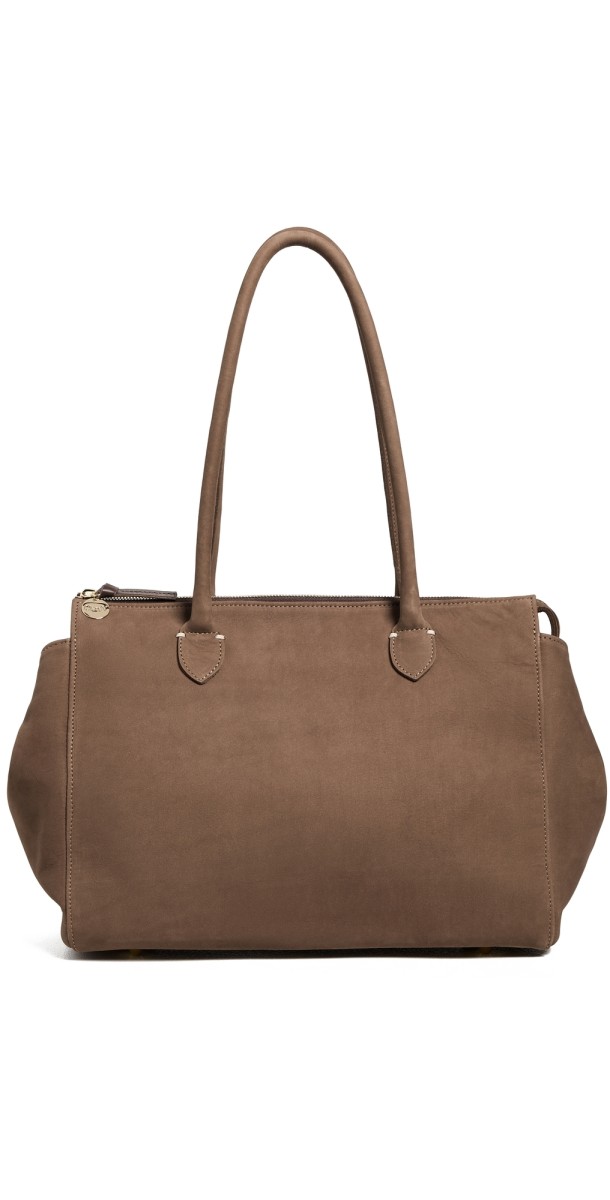 Clare V. Beatrice Tote Choco Bar