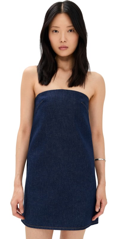 FRAME The Strapless Mini Dress Acquaintance