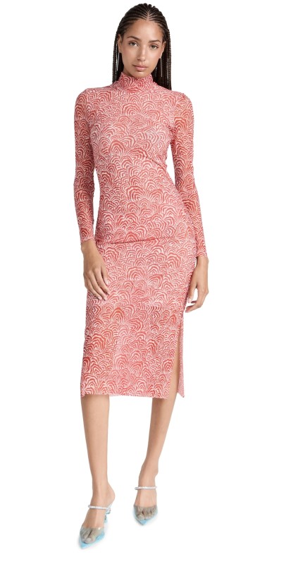 BAUM UND PFERDGARTEN Jolain Dress Red Zebra Shell