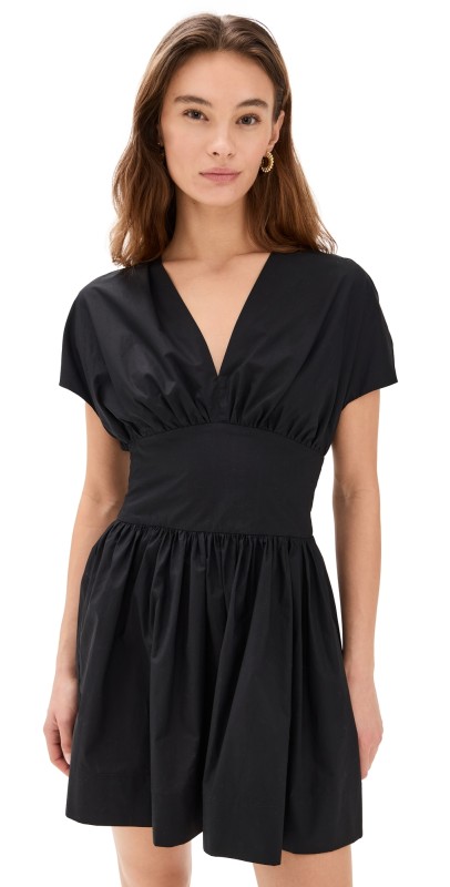 FAITHFULL THE BRAND Auve Mini Dress Black