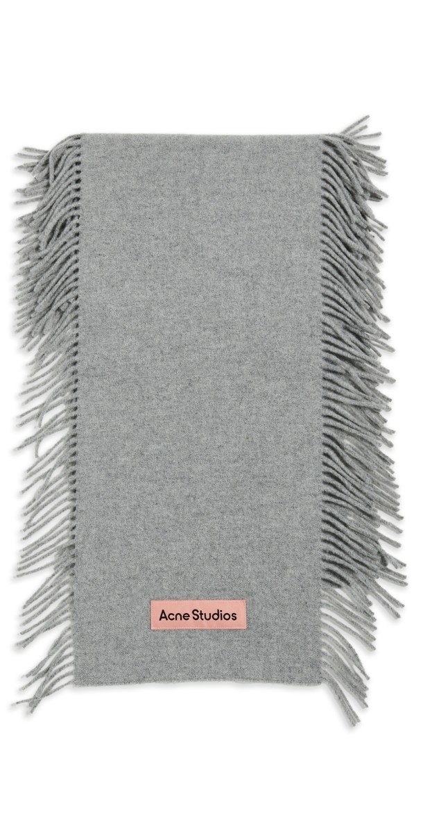 Acne Studios Canada Cancan Rws Scarf Black Melang