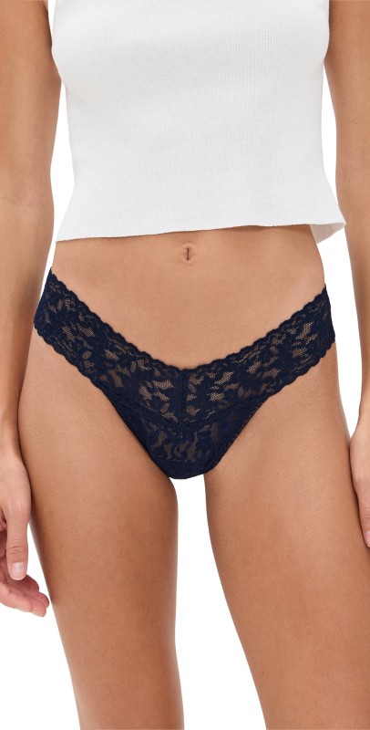 Hanky Panky Low Rise Thong Navy