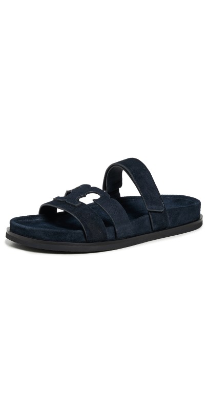 Tory Burch Ines Sport Slides New Navy