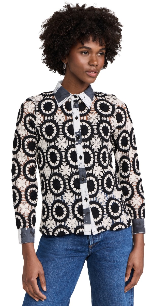 Busayo Pelumi Top Black and White