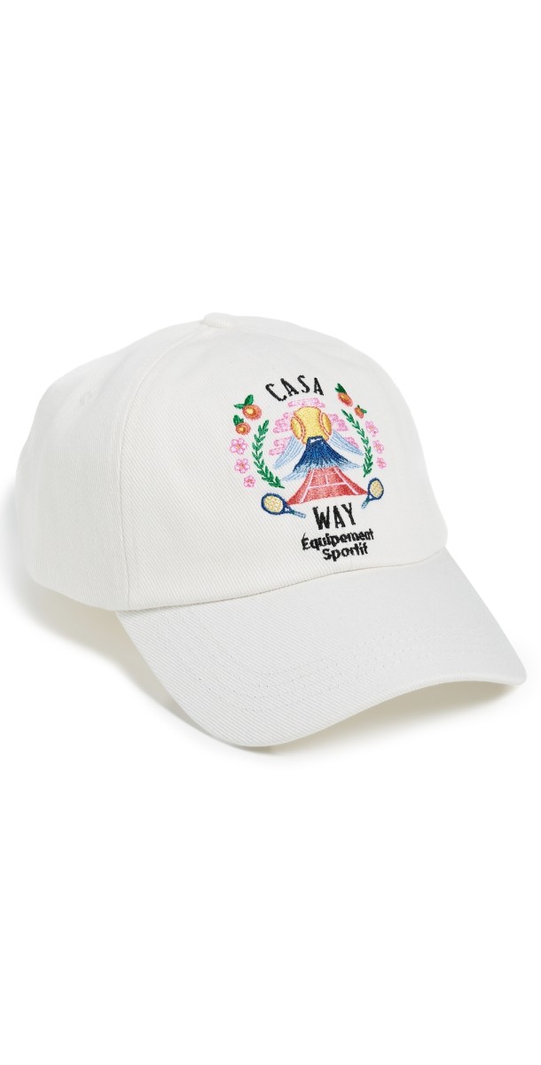 Casablanca Casa Way Mountain Embroidered Cap Casa Way Mounta