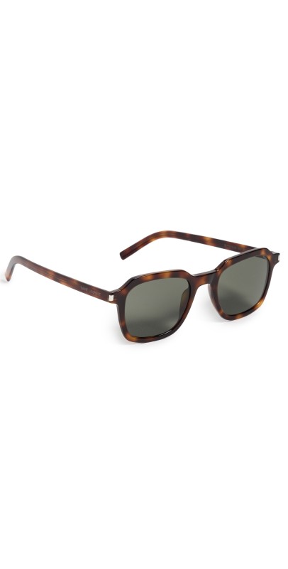 Saint Laurent Slim Sunglasses Havana-Havana-Grey