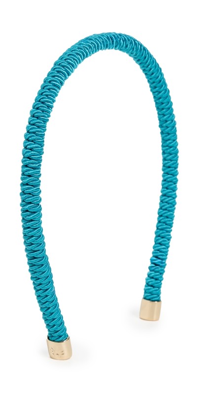 Lele Sadoughi Bardot Cording Headband Azur