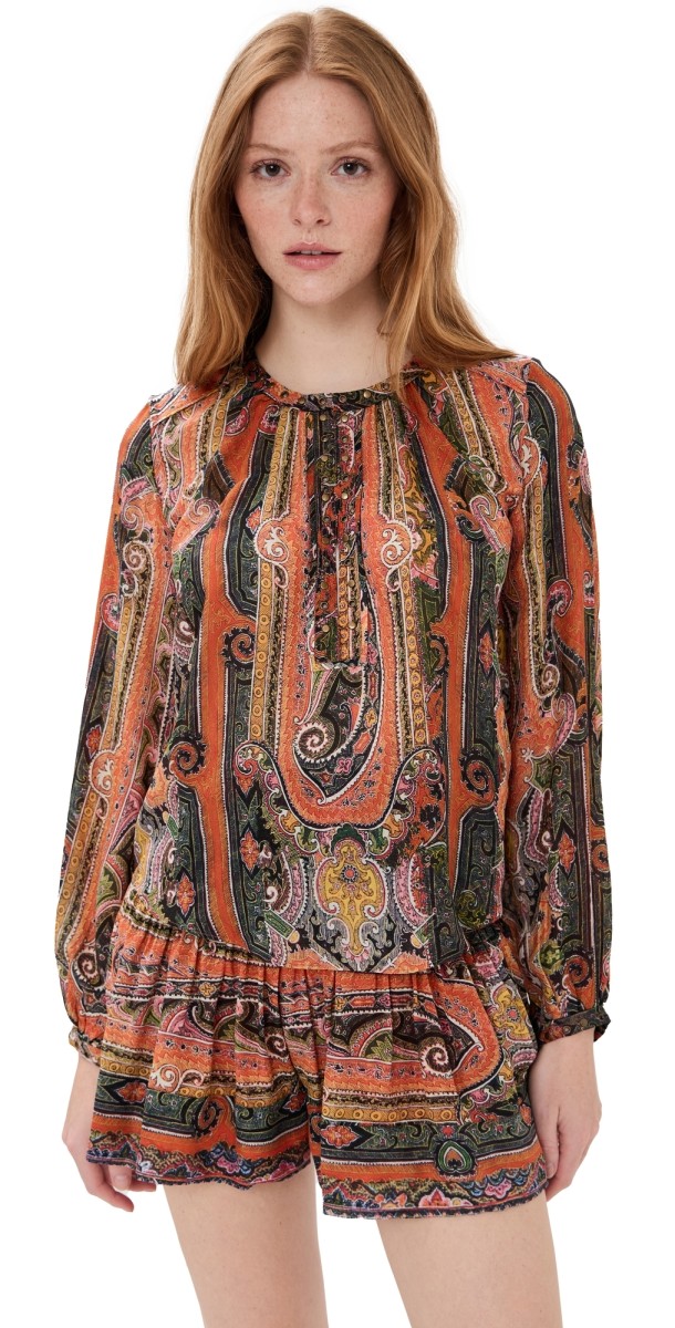 Isabel Marant May Blouse Orange