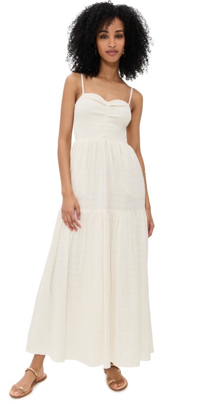 LSPACE Mallorca Dress Cream