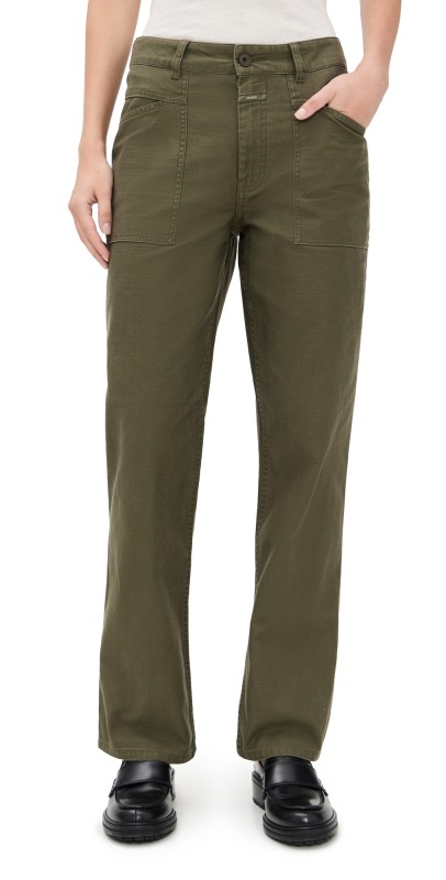 Closed Hali-X Trousers Forest Green