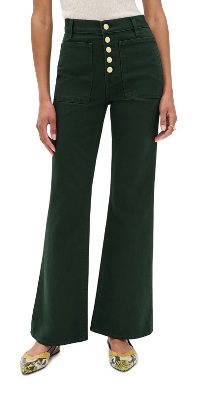 Ulla Johnson The Lou High Rise Jeans Hunter