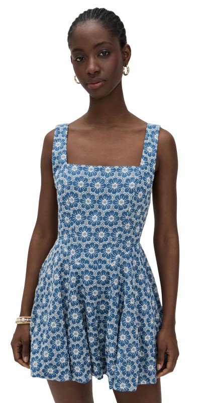Arianne Elmy La Denim Bubble Dress Denim