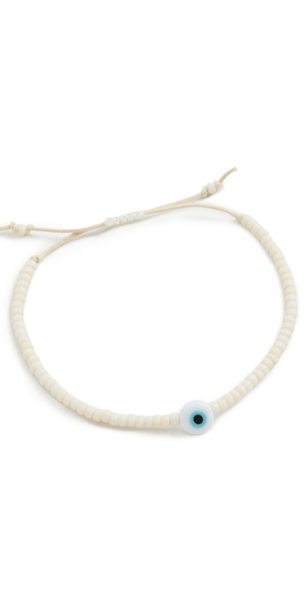 SHASHI Evil Eye Bracelet Whit