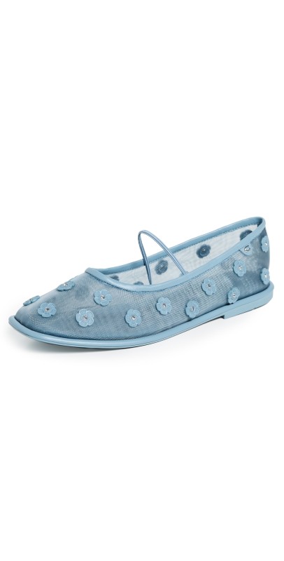 Coach Emilia Mary Jane Flats Bluebell