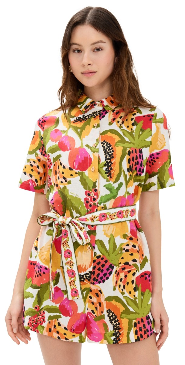 FARM Rio Fruits Paradise Romper Fruits Paradise Off-White