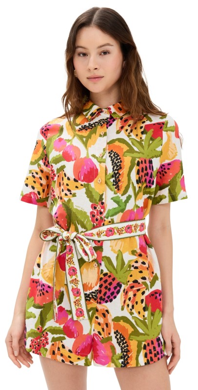 FARM Rio Fruits Paradise Romper Fruits Paradise Off-White