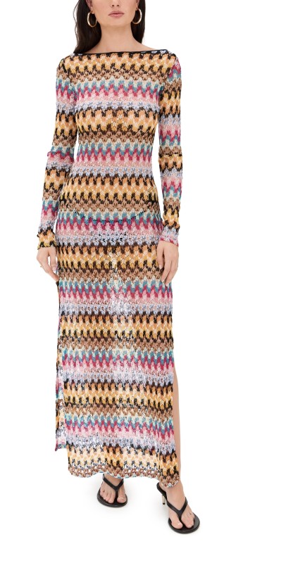 Missoni Long Cover Up Multi w/ Dark Base
