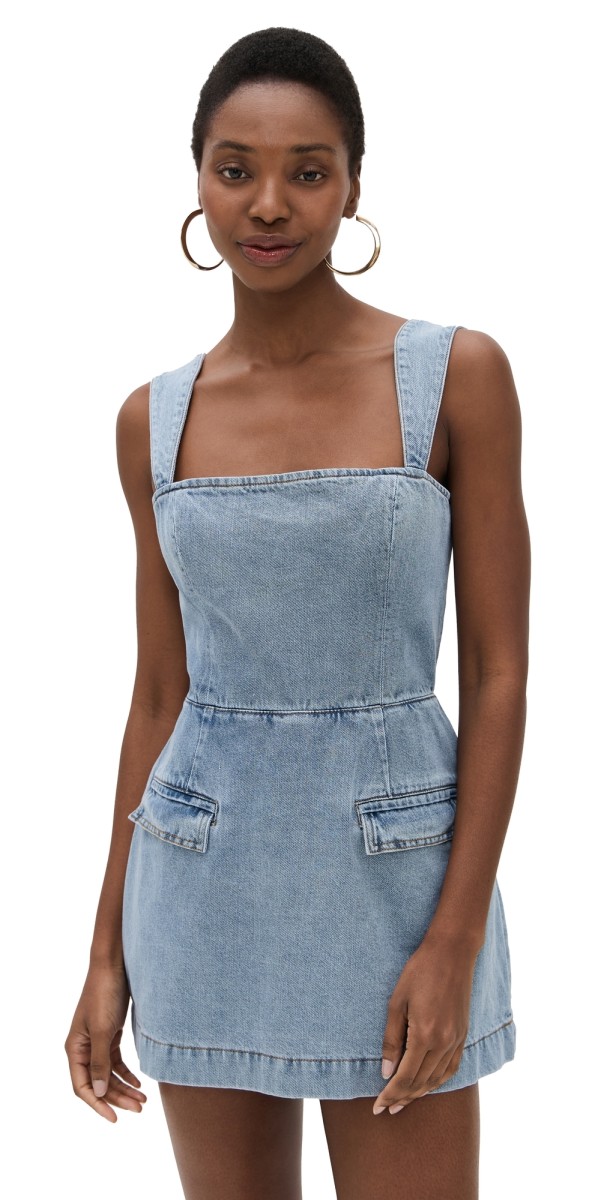 Amanda Uprichard Bethany Skort Romper Destiny Wash