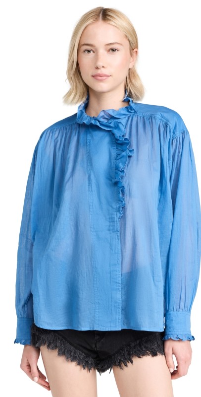 Isabel Marant Étoile Pamias Blouse Azure