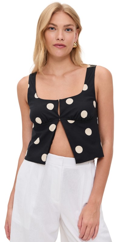 Reformation Jianna Top Moon Dot