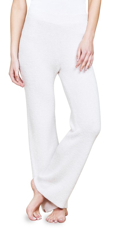 Barefoot Dreams CCL Contrast Ribbed Pants Primrose/Pearl