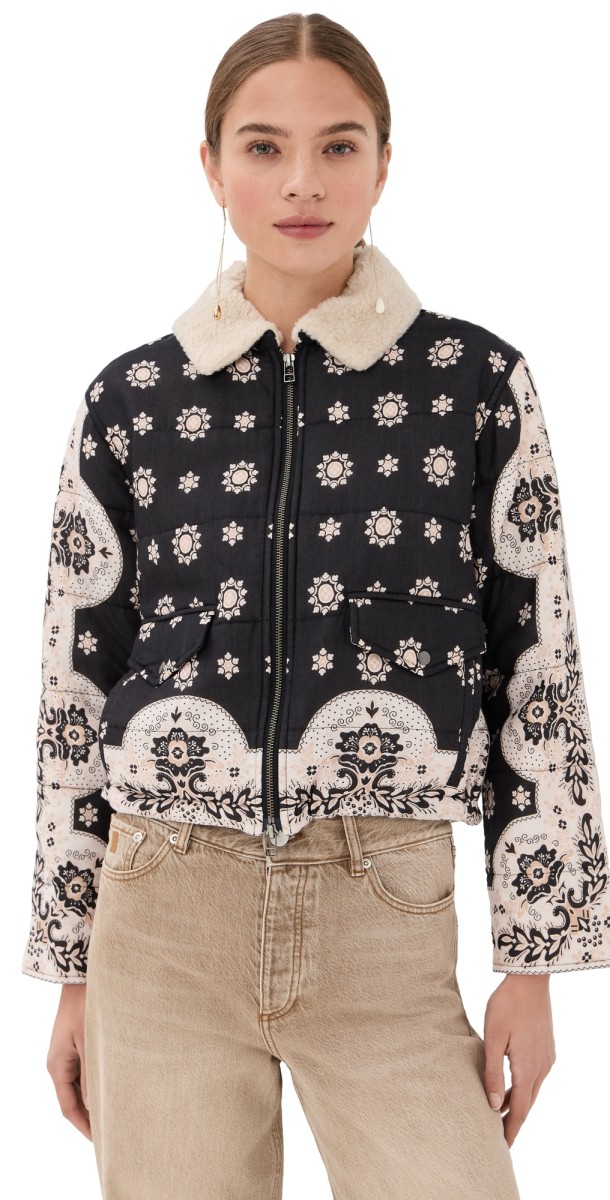 Alix of Bohemia Lex Bronco Bandana Jacket Black