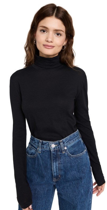 WSLY Tribeca Long Sleeve Turtleneck Black