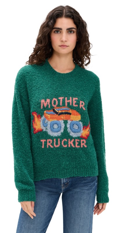 MOTHER The Alpaca Sweater Rough Roads