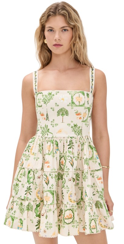 Agua by Agua Bendita Lima Mini Wild Dress Multicolor