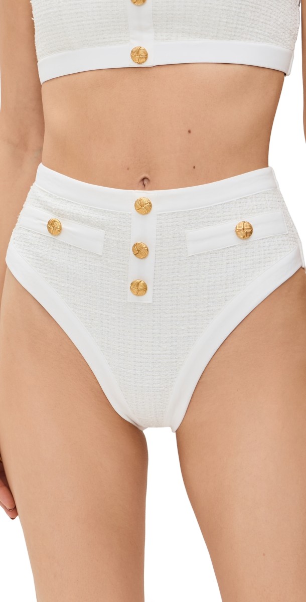 Beach Riot Muriel Bikini Bottoms I Do Ivory