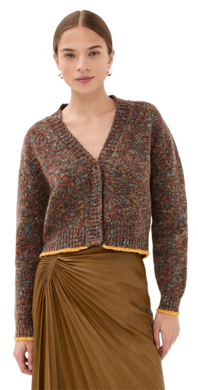 The Elder Statesman Confetti Cardigan Confetti Multi