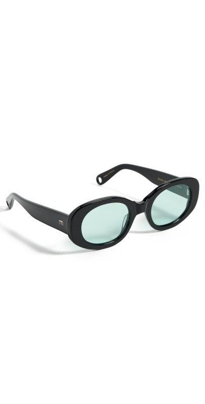 Elisa Johnson Lyna Sunglasses Gloss Black
