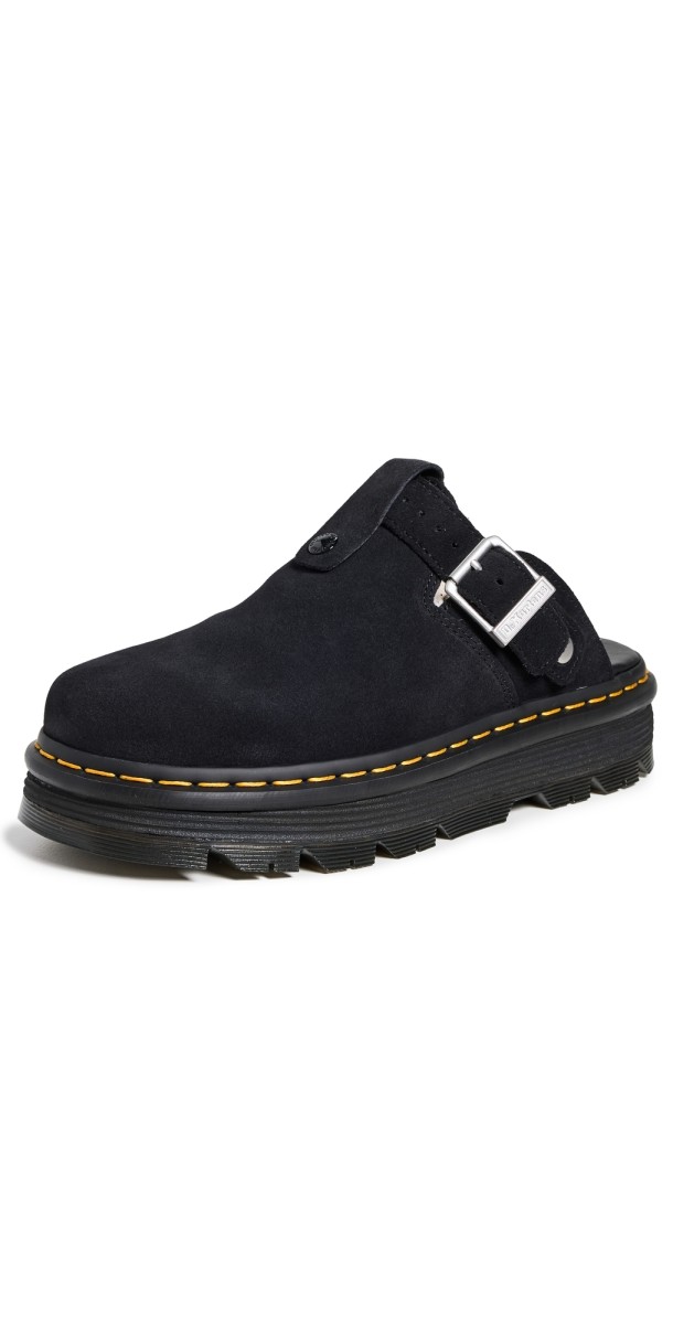 Dr. Martens Zebzag Warmlined Mules Black