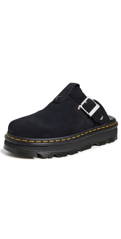 Dr. Martens Zebzag Warmlined Mules Black