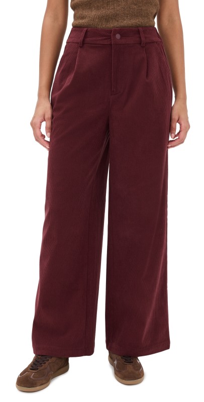 Varley Floris Wide Leg 29.5 Pants Decadent Chocolate