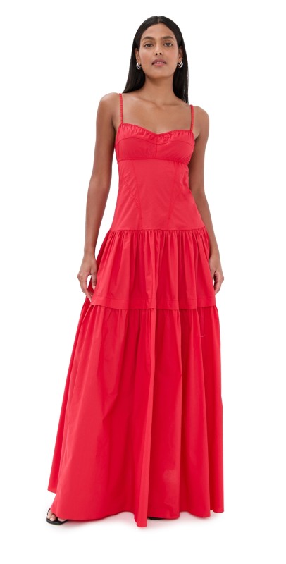 Anna October Yulitta Maxi Dress Red