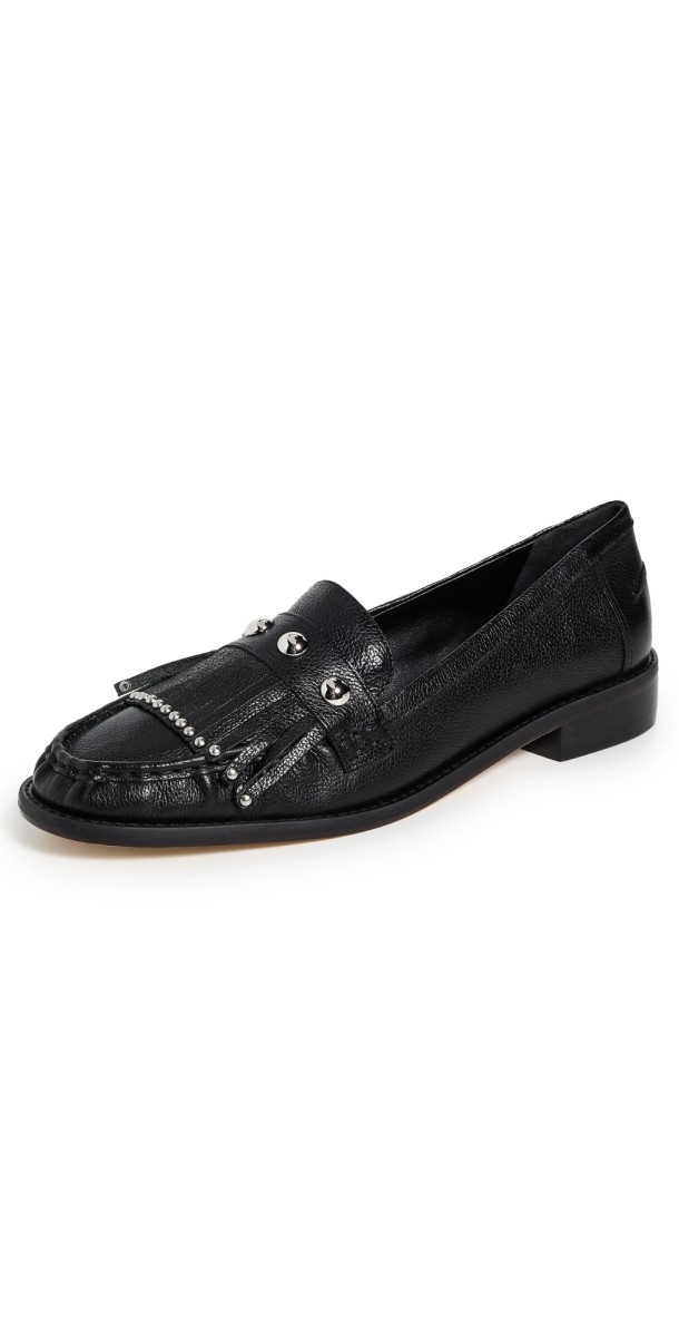 Cinq à Sept Gina Hardware Loafers Black