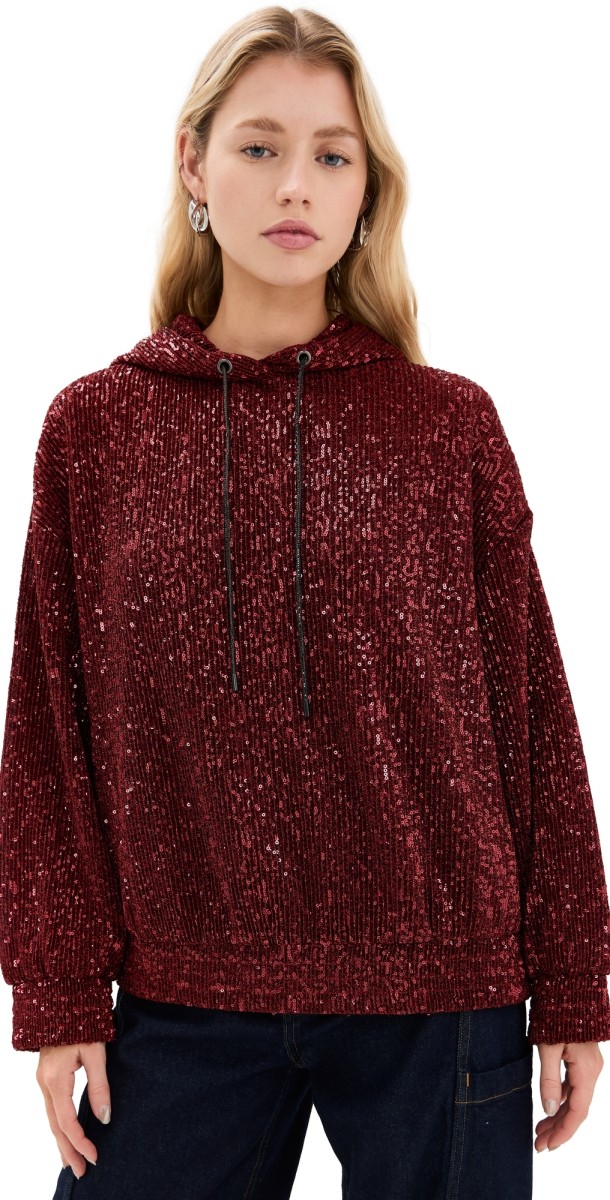 Stine Goya Oversize Hoodie Bordeaux