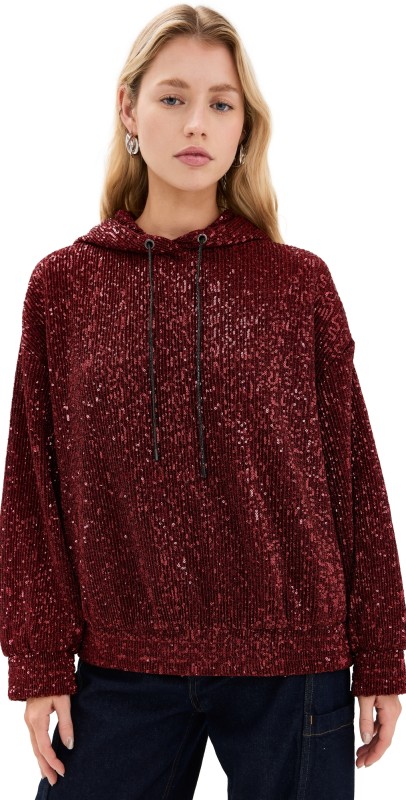 Stine Goya Oversize Hoodie Bordeaux