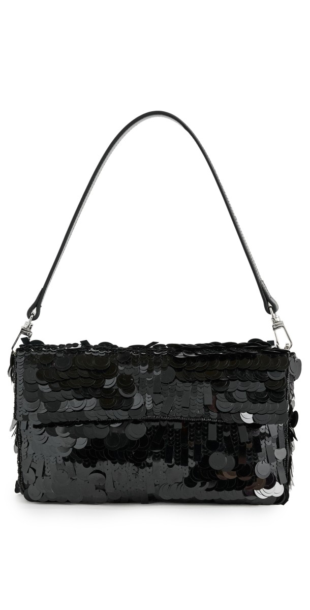 STAUD Timmy Convertible Shoulder Bag Black