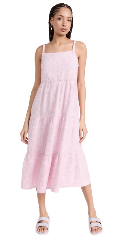 Z Supply Analise Midi Dress Bleached Mauve