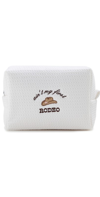 Abbode Honeymooning Waffle Pouch Cloud