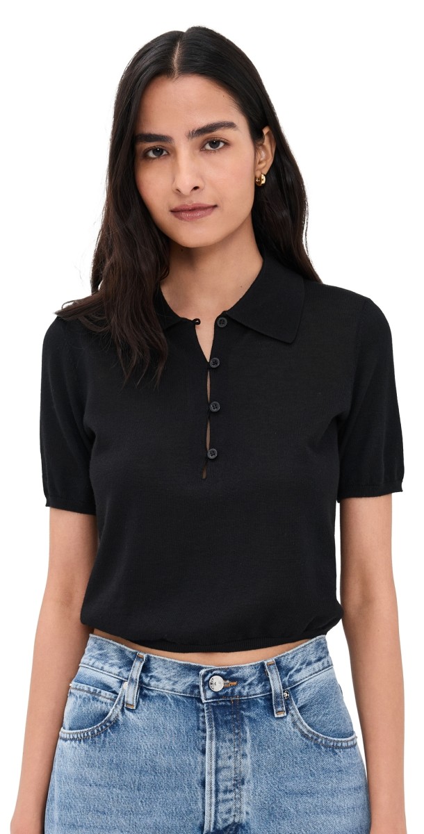 FRAME The Smart Polo Black